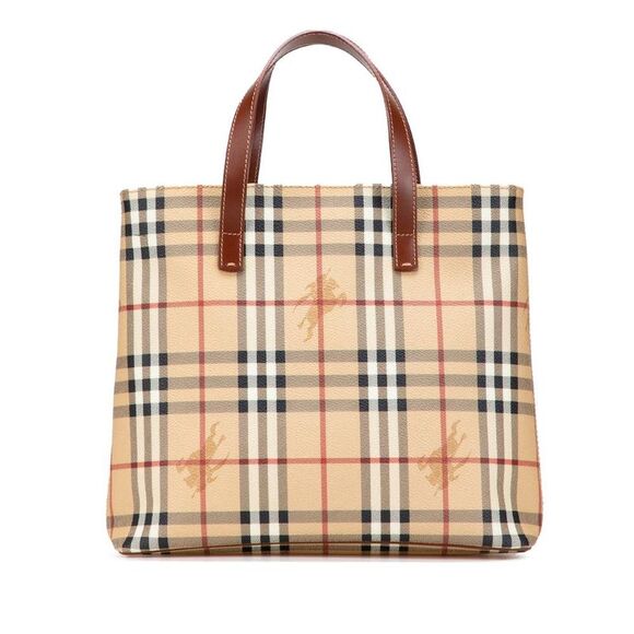 Pre Loved burberry Women Brown Tote Bags - Picture 1 of 8